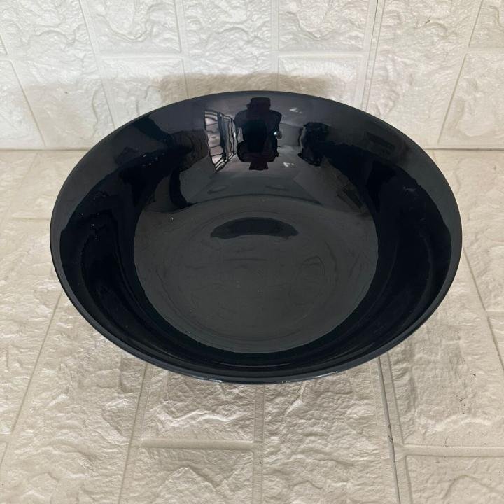 2 Adet Büyük Boy 26 Cm Mutfak Kase Salata Kasesi GRİ Yükseklik: 9 Cm