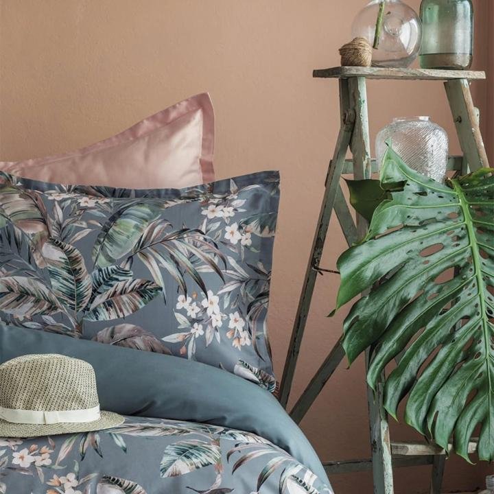 Laorine 210 TC (83 Tel) Dijital Pamuk Saten Nevresim Takımı Çift Kişilik