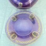 6 Parça Gül Desenli Pasta Tabağı 20 cm