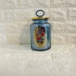 Kavanoz Gül Desenli 1515 cc Golden Flowers