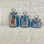 Kavanoz Gül Desenli 1085 Cc Golden Flowers