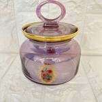 Kavanoz Gül Desenli 614 cc Golden Flowers