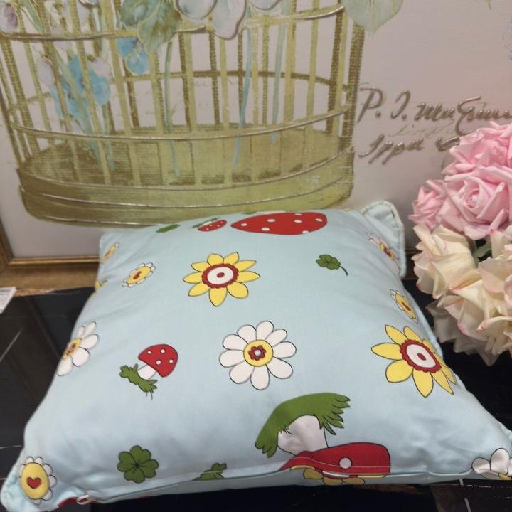 Dekoratif Kırlent Dolgulu ( Içi Boncuk Silikon 45 X 45)