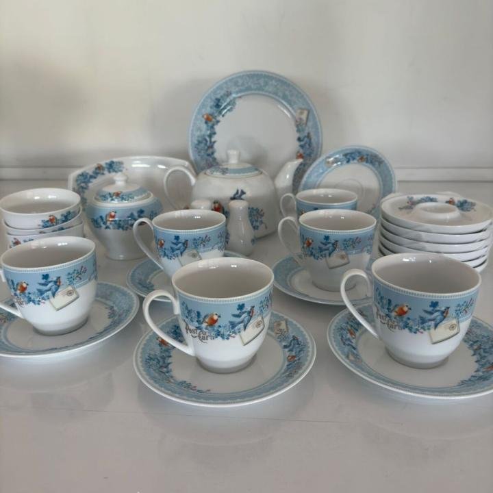 36 Parça 6 Kişilik Porselen Kahvaltı Takımı