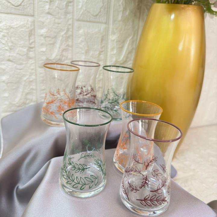 6 lı Çay Bardağı Charming