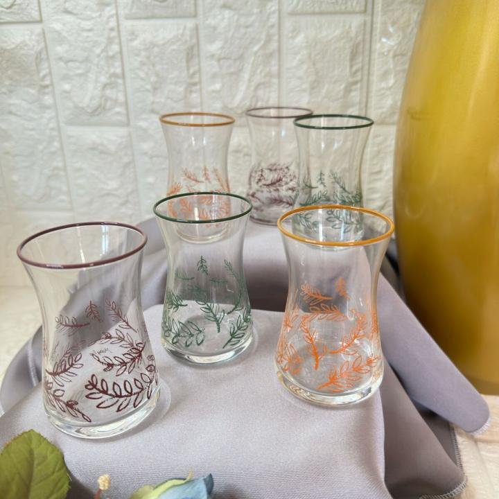 6 lı Çay Bardağı Charming