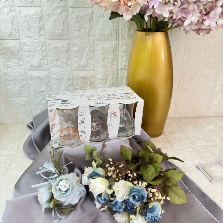 6 lı Çay Bardağı Charming