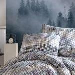 Stavanger Gri Pamuklu Tek Kişilik Çarşaflı ve Yastık Kılıflı Nevresim Takımı