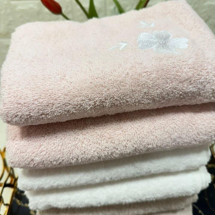 6’lı Havlu Nakışlı 50 X 90 % 100 Pamuk