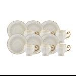 Kahve Fincan Takımı 6’lı Altın Dekorlu