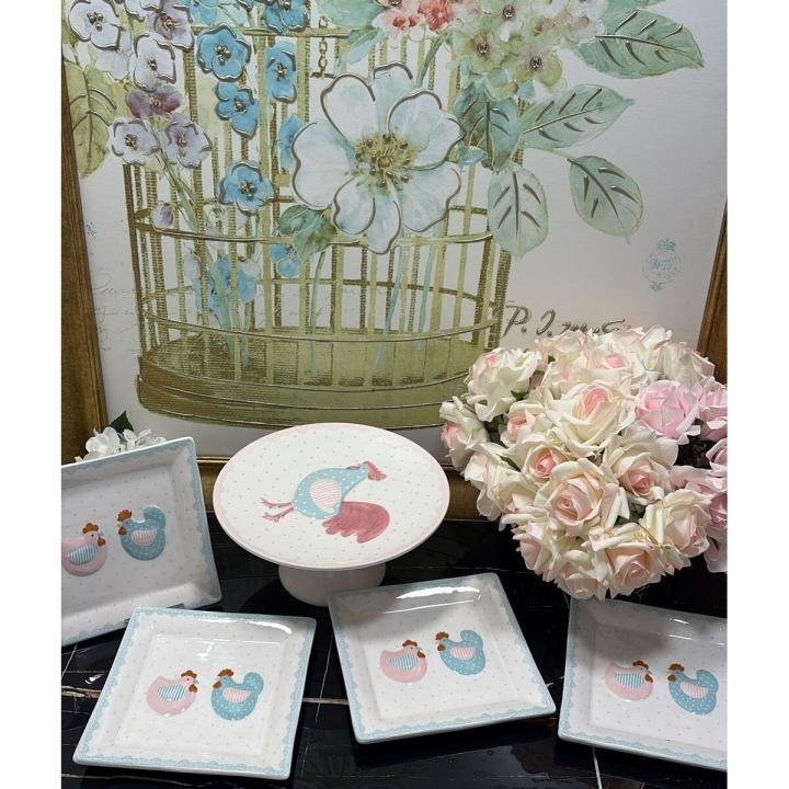 Sunum Seti Kek-Pasta 5 parça