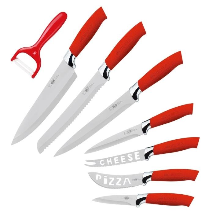 Ggs Messer Colorline Bıçak Seti 8 Parça Sln2109