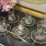 Preety 12 Parça Çay Takımı