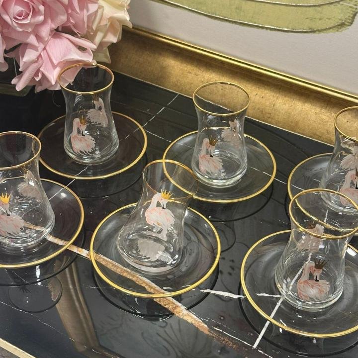 Preety 12 Parça Çay Takımı