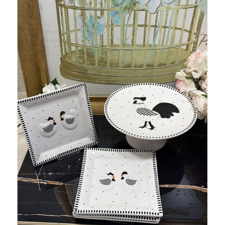 Sunum Seti Kek-Pasta 5 parça