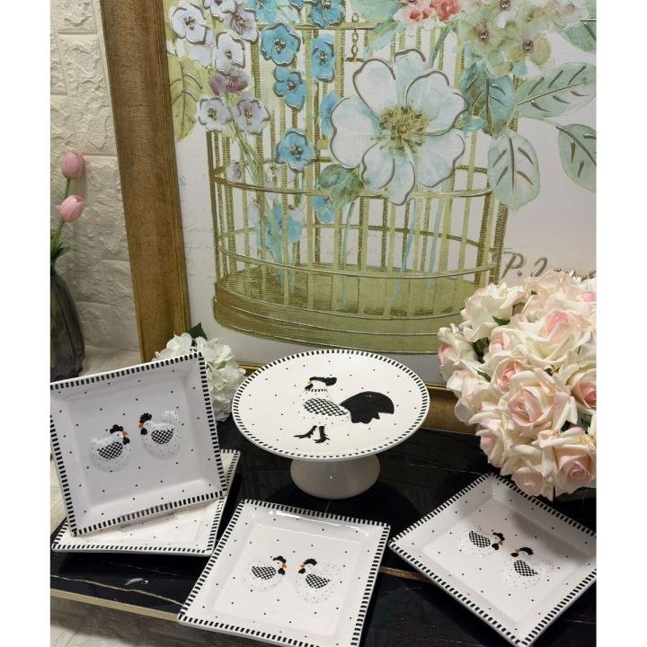 Sunum Seti Kek-Pasta 5 parça