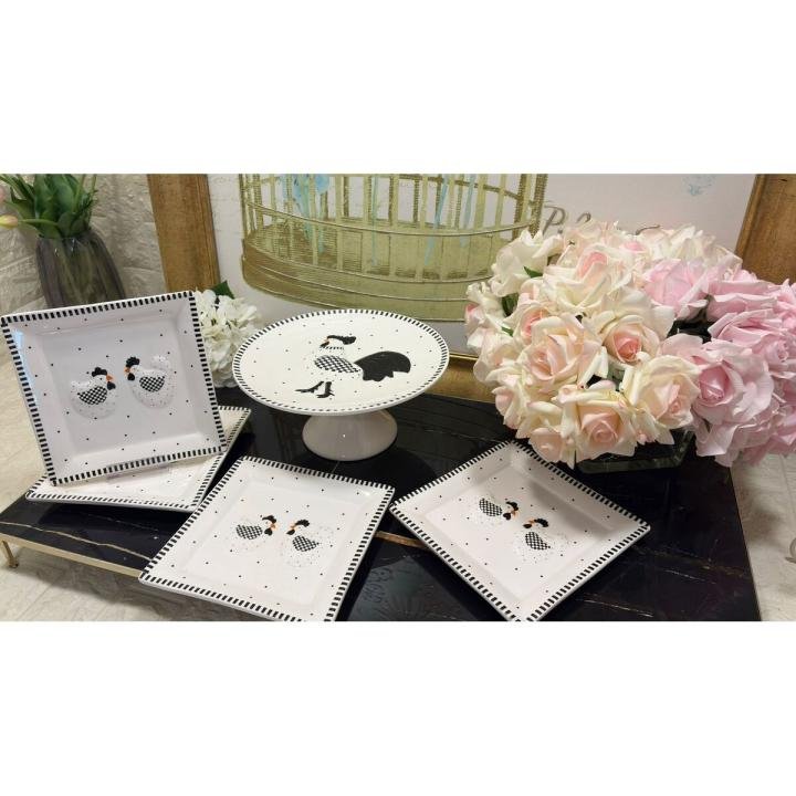 Sunum Seti Kek-Pasta 5 parça