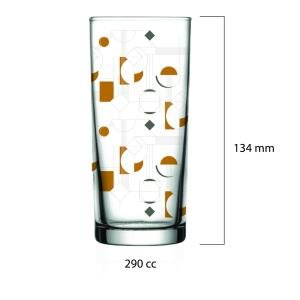 Loyal L Su Bardağı 4'lü 290 Cc.