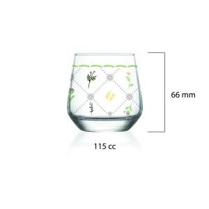 Cassidy 6'lı Kahve Yanı Su Bardağı