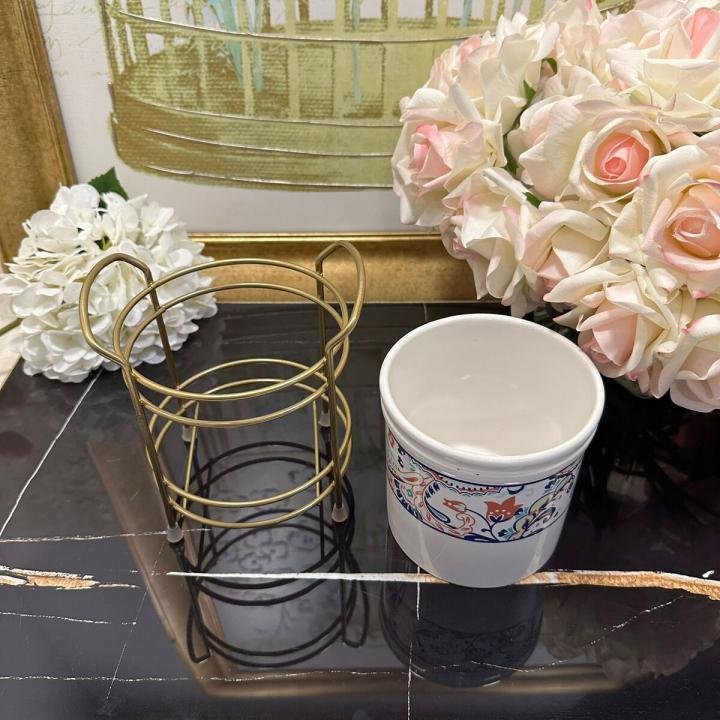 Kaşıklık Dik Metal Stantlı 12*12 cm