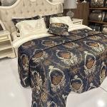 Çeyiz Yatak Örtüsü Melani Lacivert 260*270