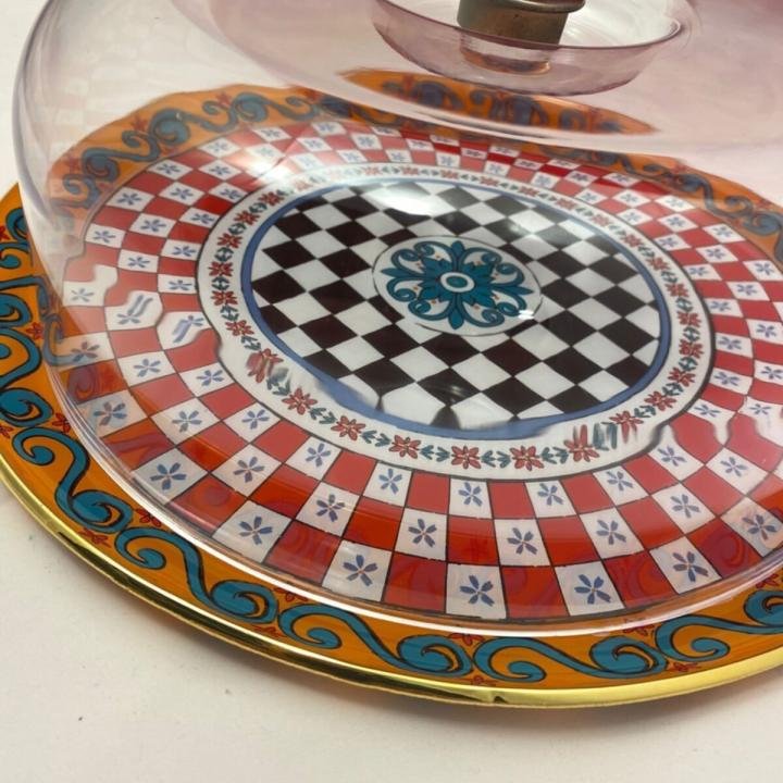 Bellissimo Yuvarlak Kek Fanusu 31 Cm