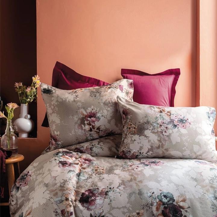 Poette 210 TC (83 TEL) Dijital Pamuk Saten Çift Kişilik Nevresim Takımı