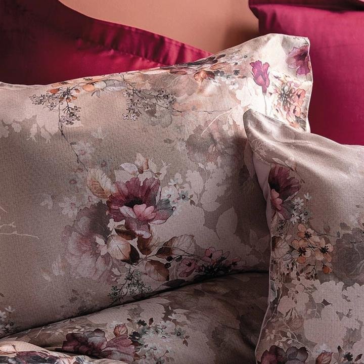 Poette 210 TC (83 TEL) Dijital Pamuk Saten Çift Kişilik Nevresim Takımı