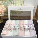 Ativa - 3d Nakışlı Bambu Havlu 6 Ad. (50X90)