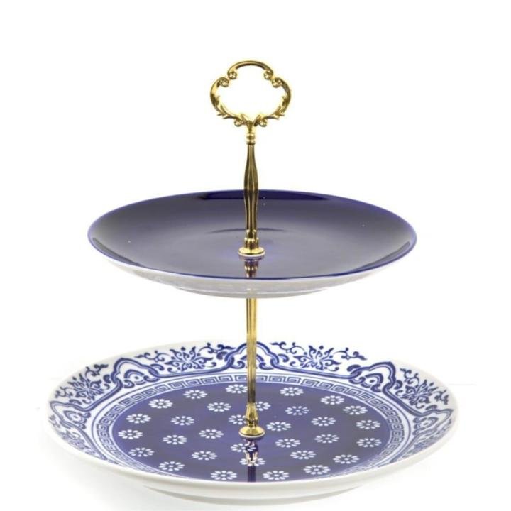 Flower Porselen Katlı Kurabiyelik