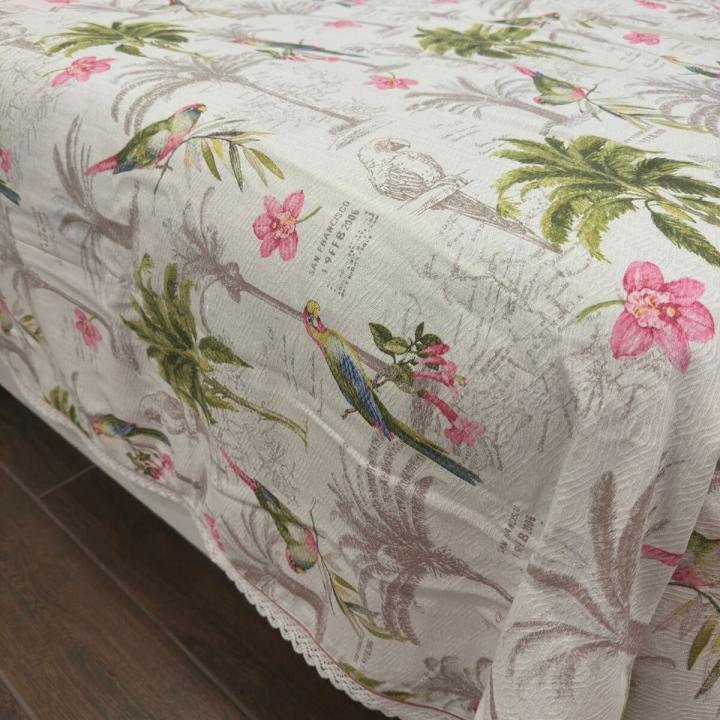 Parrot Pike Takımı Dantelli %100 Pamuk