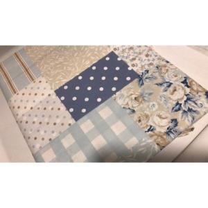 Genova Nevresim Çift Kişilik Mavi % 100 Pamuk - 200 X 220