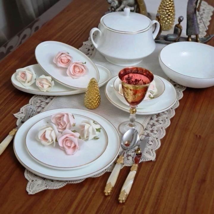 Bolivia Gold 60 Parça Yemek Takımı