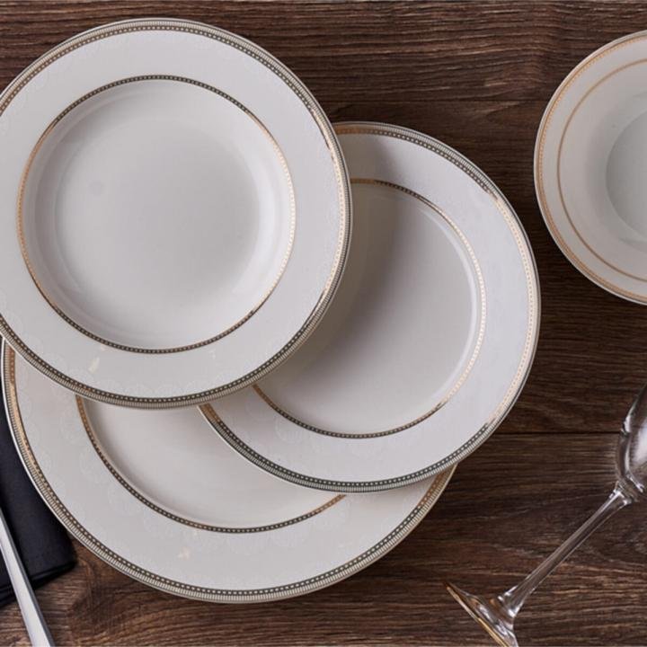 Milagros  Bone China Yemek Takımı 12 Kişilik 53 Parça