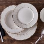 Olimpos  Bone China Yemek Takımı 12 Kişilik 53 Parça