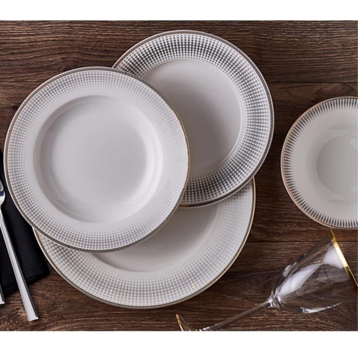 Intense  Bone China Yemek Takımı 12 Kişilik 53 Parça