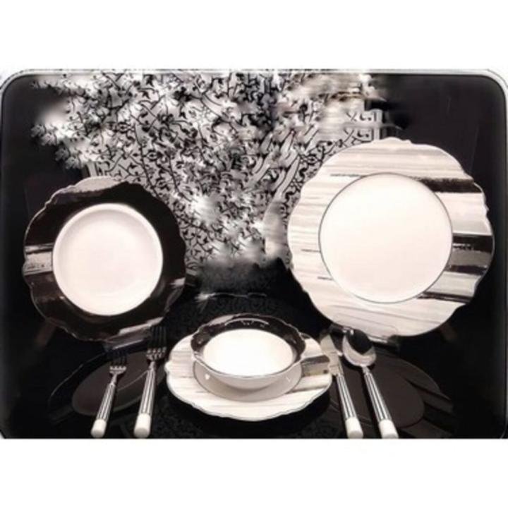 Arcadia 24 Parça 6 Kişilik Bone Günlük Yemek Takımı