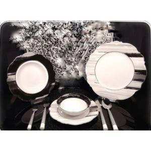 Arcadia 24 Parça 6 Kişilik Bone Günlük Yemek Takımı