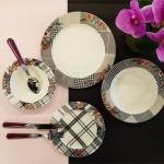 Mnd005 Ethnic 24 Parça Yemek Takımı