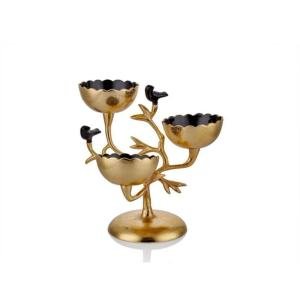 Love Bırd Serisi Siyah 3'lü Kase