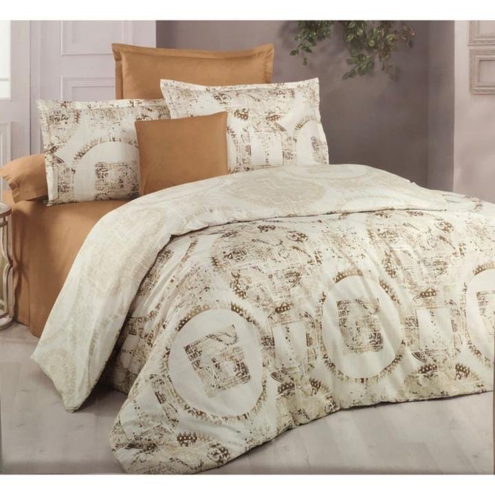 Bej Tek Kişilik Nevresim Takımı