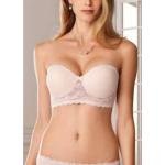 Kadın Pembe Soft Push Up Straplez Sütyen Takım