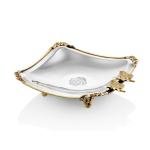 Black Pearl Serisi Kelebekli Kare Kase 17x17x5 cm