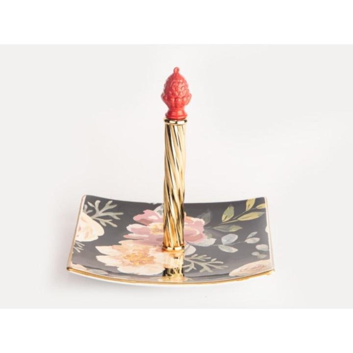 Çiçekli Kare Lokumluk