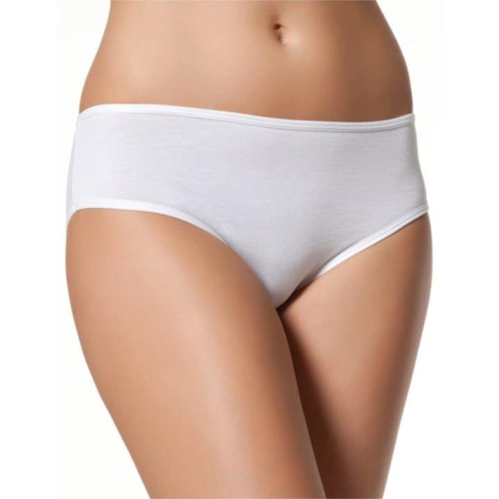 Kadın Beyaz 5'li Paket Geniş Kenar Slip 622