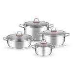 Ferro 8 Prç Çelik Tencere Seti