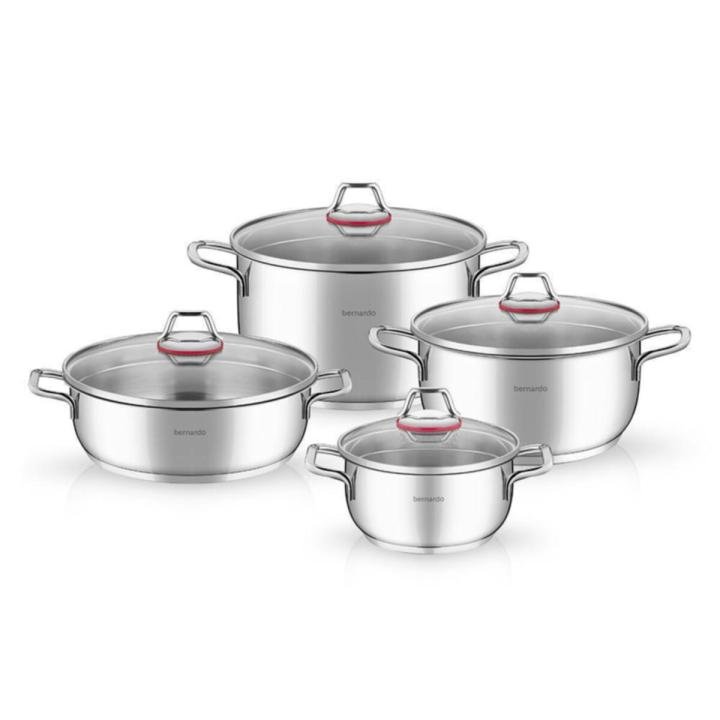 Ferro 8 Prç Çelik Tencere Seti