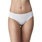 904 Kadın Beyaz Bambu Iz Yapmaz 3'lü Slip