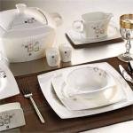 Aliza Bone 83 Parça 35100 Desenli Yemek Takımı