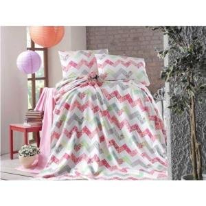 Renkli Çift Kişilik Pike Takımı